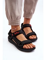 Dámské sandály model 22210567 Černé - Lee Cooper Dámské sandály model 22210567 Černé - Lee Cooper