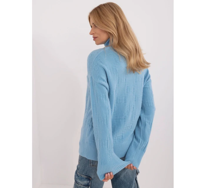 Sweter AT SW  jasny niebieski model 20459093 - FPrice