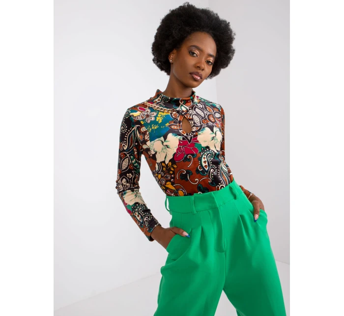 Blúzka DHJ BZ 6291 1.77P hnedá Blúzka DHJ BZ 6291 1.77P hnedá