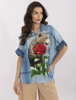 Košile DHJ KS  modrá model 21021870 - FPrice