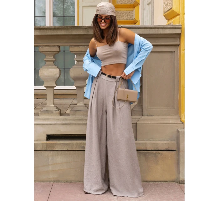 Nohavice MI SP A2476.95 dark lilac