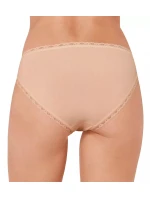 Dámské kalhotky Sloggi 24/7 Cotton Lace Tai C3P hnědé Dámské kalhotky Sloggi 24/7 Cotton Lace Tai C3P hnědé