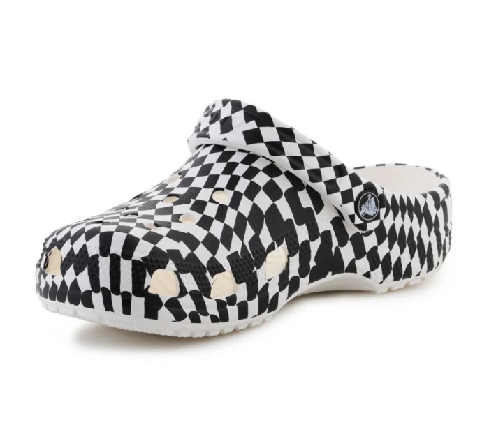 Drevák Crocs Classic warped checker 211007-103 Drevák Crocs Classic warped checker 211007-103