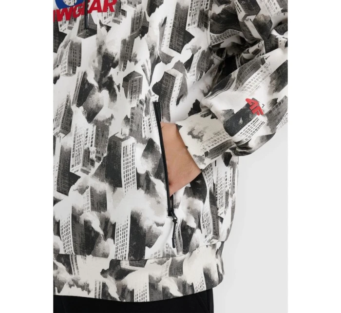 Pánska mikina s kapucňou 4F 4FRAW25TSWSM2569-91A