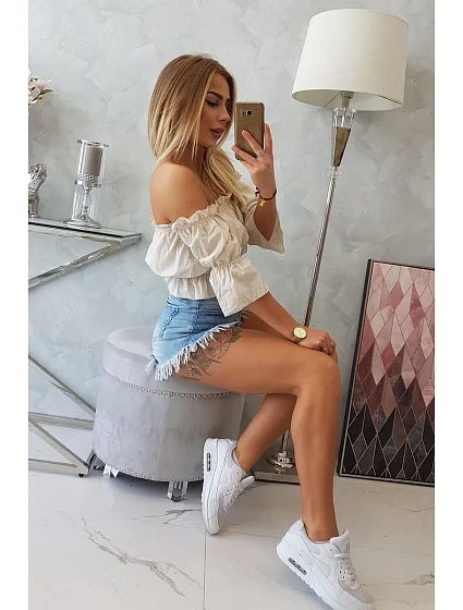 Španělská halenka béžová Španělská halenka béžová