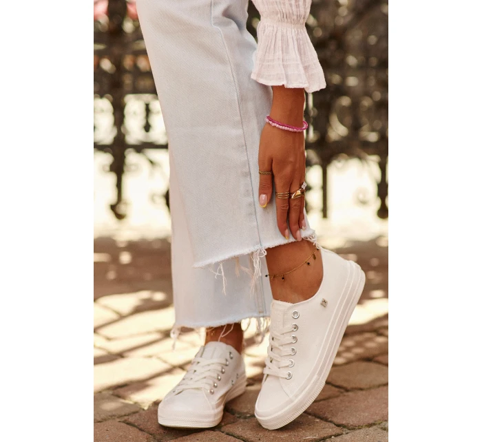 Klasyczne Trampki Damskie Big Star NN274285 Białe