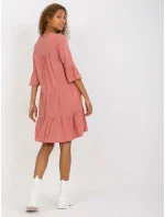 Šaty model 17523886 tmavě růžové - FPrice