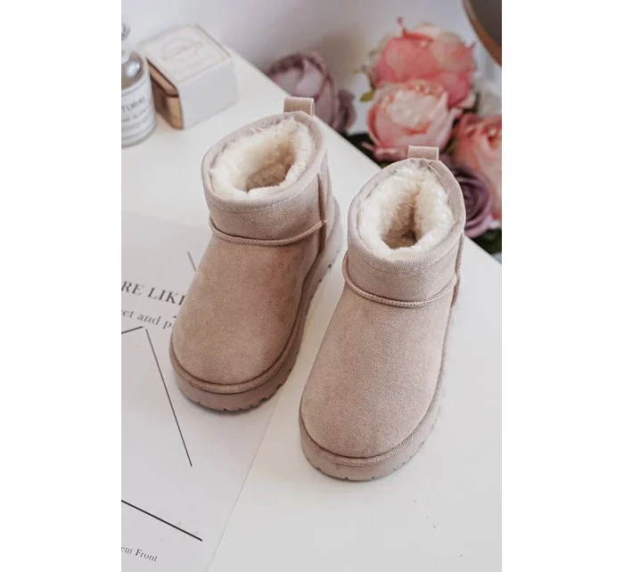 Dětské zateplené sněhule Béžová Nallita