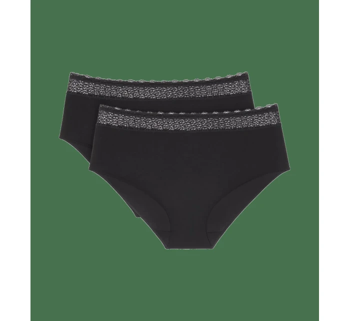 Dámske nohavičky Feel of Modal Midi 2P - BLACK - čierne 0004 - TRIUMPH Dámske nohavičky Feel of Modal Midi 2P - BLACK - čierne 0004 - TRIUMPH