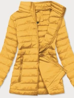 Ľahká žltá dámska prešívaná bunda (20311-333)
