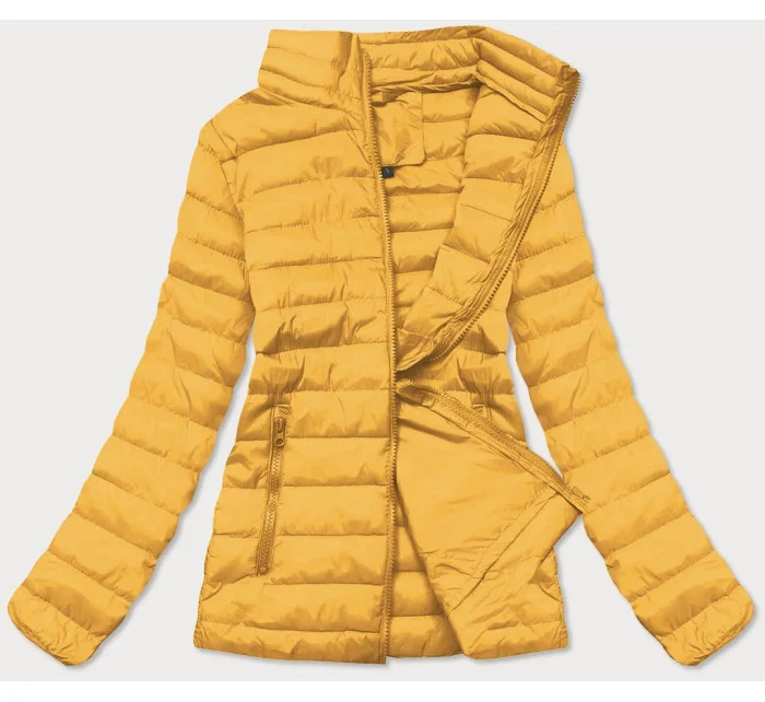 Ľahká žltá dámska prešívaná bunda (20311-333) Ľahká žltá dámska prešívaná bunda (20311-333)