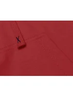 Krátka červená mikina s kapucňou (8B939-18) Krátka červená mikina s kapucňou (8B939-18)