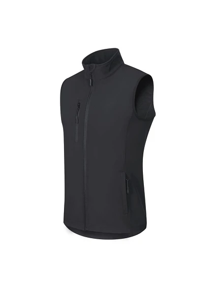 Pánska softshellová vesta Trail (ebony grey) Pánska softshellová vesta Trail (ebony grey)