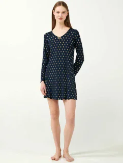 Noční košilka s zlatým potiskem  model 20516900 - Vamp