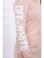 Off White pudrově béžové šaty Off White pudrově béžové šaty