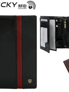 Pánske peňaženky Pánska kožená peňaženka N4 RVTP 2978 Blac black