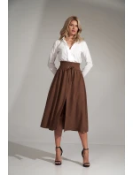 Sukňa M722 hnedá - Figl