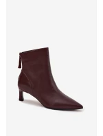 Topánky na podpätku model 219120 Krok vo veľkom štýle