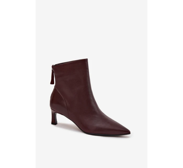 Topánky na podpätku model 219120 Krok vo veľkom štýle