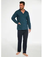 Pánské rozepínací pyžamo model 18642222 dł/r S2XL - Cornette Pánské rozepínací pyžamo model 18642222 dł/r S2XL - Cornette