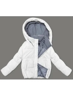 Biela dámska športová bunda (3096)