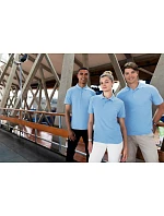 Pánské piqué polo 10. sky model 22420848 - Russell Athletic Pánské piqué polo 10. sky model 22420848 - Russell Athletic
