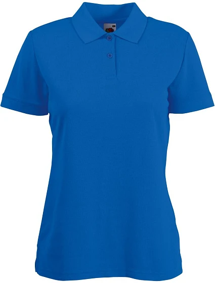 Fruit of the Loom Lady-Fit 65/35 Polo Dámske piqué polo tričko 16.3212 kráľovská modrá Fruit of the Loom Lady-Fit 65/35 Polo Dámske piqué polo tričko 16.3212 kráľovská modrá