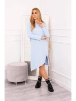 Modré šaty nadměrné velikosti Modré šaty nadměrné velikosti