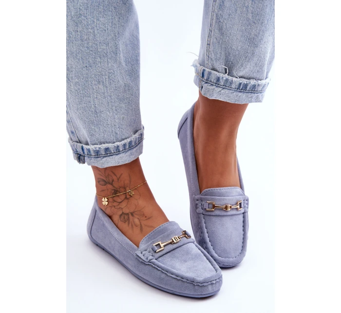 Damskie Klasyczne Zamszowe Mokasyny Niebieskie Corinell Damskie Klasyczne Zamszowe Mokasyny Niebieskie Corinell