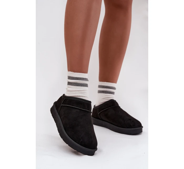 Dámské sněhule s teplým kožíškem černé Serenne Dámské sněhule s teplým kožíškem černé Serenne