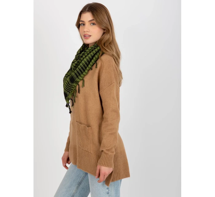 Šatka AT CH ARAFAT.37 čierny a zelený