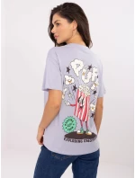 T shirt model 21253032 jasny fioletowy - FPrice