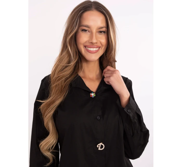 Košeľa DHJ KS 20132.04P čierna