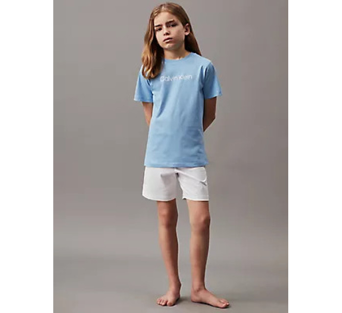Spodné prádlo Chlapčenské pyžamo KNIT PJ SET (SS + SHORT) B70B7004850SY - Calvin Klein