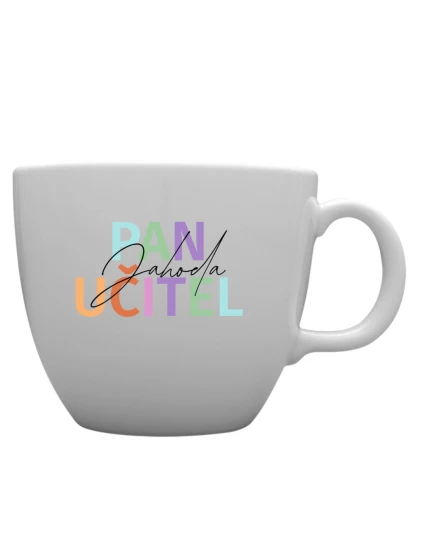 Personalizovaný MEGA XXL keramický hrnek 1000 ml pro paní učitelku/pana učitele