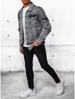 Pánská šedá džínová bunda Dstreet model 21968554 - FashionStreet Pánská šedá džínová bunda Dstreet model 21968554 - FashionStreet