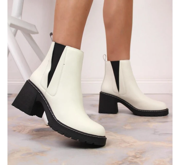 Zateplené čižmy Artiker W HBH42 s podpätkom