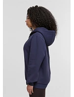 BY 290 Dámská mikina s kapucí z těžké bavlny "Fluffy" model 22469894 navy - Build your Brand