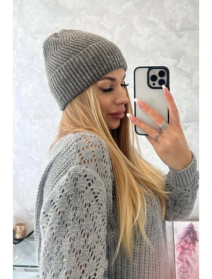Tenký uzávěr Oliwia model 18750357 cappuccino - K-Fashion