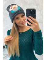 Dámská čepice Ofelia model 18751909 graphite - K-Fashion