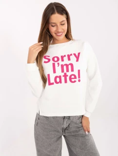 Mikina EM BL 624.90P biela a ružová