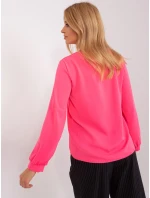 Bluzka EM BZ model 18955413 fluo różowy - FPrice Bluzka EM BZ model 18955413 fluo różowy - FPrice