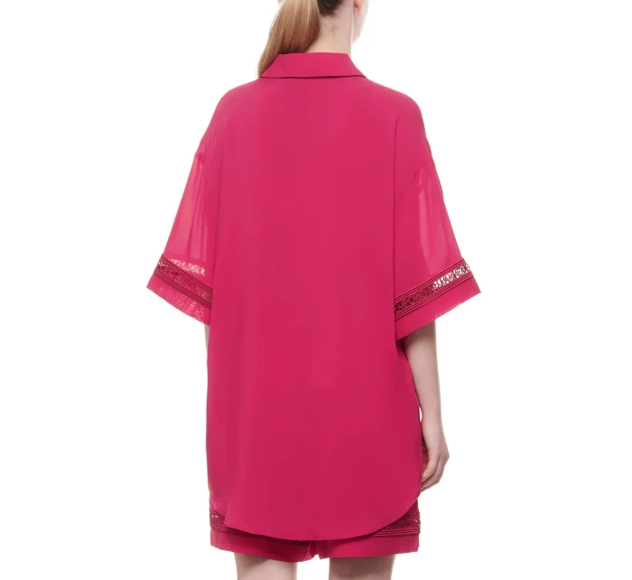 Dámska plážová košeľa 262732 4R338 01975 Cherry - Emporio Armani