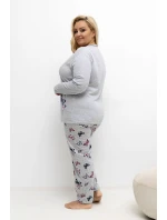 Pohodlné pyžamo pre plnoštíhly model 221199 Forever Pink