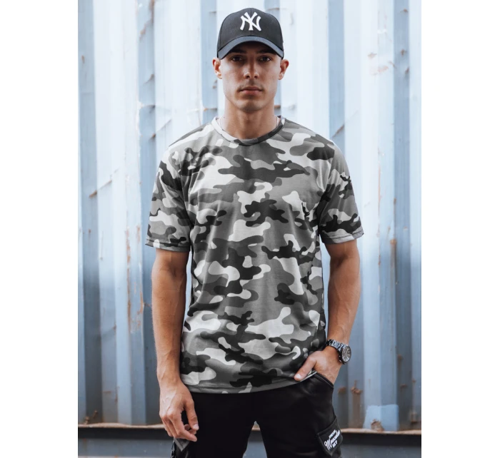 Pánské maskáčové antracitové tričko Dstreet model 21978123 - FashionStreet