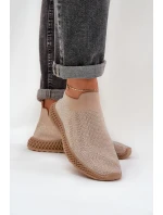 Dámské Sportovní Boty S Ozdobou D&A model 21685938 Béžové - S.Barski