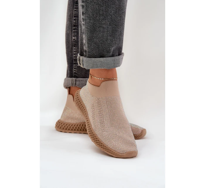 Dámské Sportovní Boty S Ozdobou D&A model 21685938 Béžové - S.Barski