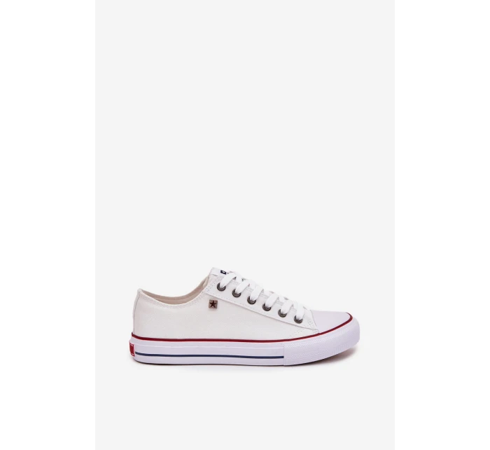 Trampki Damskie Niskie Big Star DD274A232 Białe Trampki Damskie Niskie Big Star DD274A232 Białe