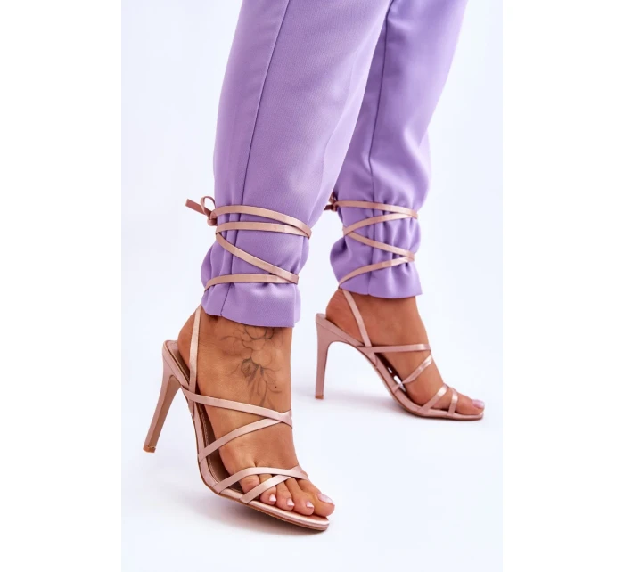 Sandále na šnurovanie model 179630 Step in style