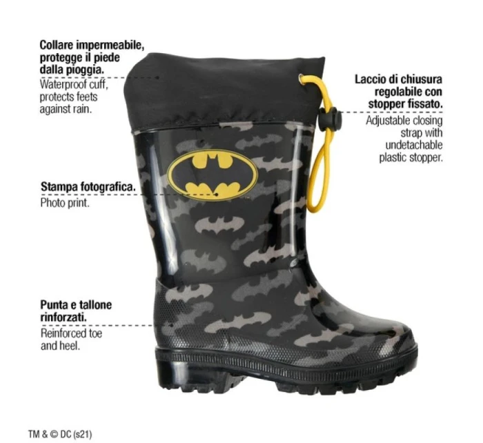 Perletti Batman Jr wellingtons 98326